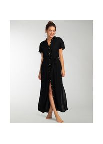 Billabong , Maxikleid »Sweet Day« , schwarz , Stoff: Crinkle Viskose-Stoff