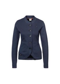 Ragwear , Damen , Sweatjacke &raquo;AVALINA O&laquo; maritimer Sweat-Blazer mit Kontrast-Details , blau , Vegan, von PETA verifizierter Sweatblazer "Avalina O"...