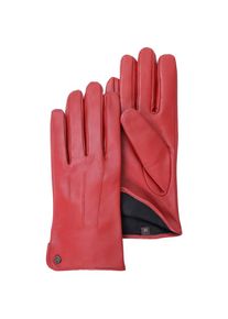 Pearlwood, Unisex, Pearlwood Lederhandschuhe Seitenschlitze f&uuml;r komfortables Anziehen, rot, 7, 100% Echtes Schafleder