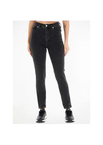Calvin Klein Jeans , Skinny-fit-Jeans »HIGH RISE SKINNY«, stone washed , schwarz , Skinny High Rise Jeans für eine schlanke Silhouette und betonte...