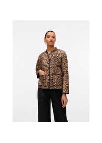 V&eacute;ro Moda Vero Moda, Unisex, Kurzjacke &raquo;VMCLARA JACKET GA NOOS&laquo;, rugby tan aop:leopard, XS, Jacke von Vero Moda