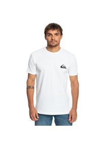 Quiksilver , T-Shirt »MW Mini Logo« , weiss , Stoff: Baumwoll-Jersey-Stoff [160 g/m2]