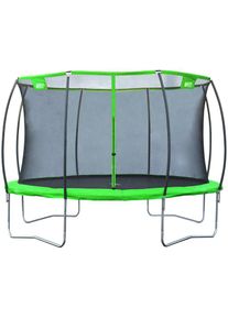 Gartentrampolin »57122 Superstar 2.0« Ø 366 cm mit Netz , grün , BEST Sporting