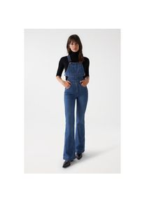 Salsa , Damen , Jumpsuit &raquo;Jeans Overall Overall Glamour Flare&laquo; , blau , Flare Fit