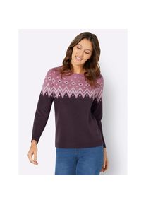 Classic Basics , Norwegerpullover »Langarm-Pullover« , rot , attraktives Norwegermuster