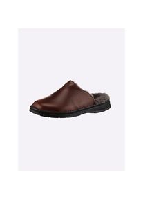 Jelmoli Herren, Pantoffel, rotbraun, 40, Weite H
