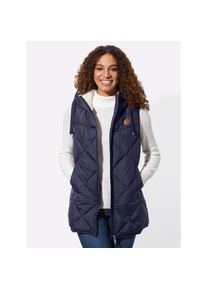 Casual Looks, Unisex, Longweste, marine, 44, aus recyceltem Polyester