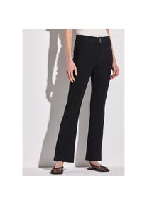 Street One, Unisex, Street One Bootcuthose &raquo;Style HOPE&laquo; im Skinny Fit und mit Struktur-Optik, schwarz, 44, L&auml;nge 30, Hose im Skinny Fit von Street One