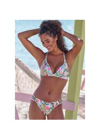 s.Oliver , Damen , Triangel-Bikini-Top &raquo;Herbst&laquo; mit modischem Muster , gr&uuml;n , Mix-Kini nach Lust und Laune mixen