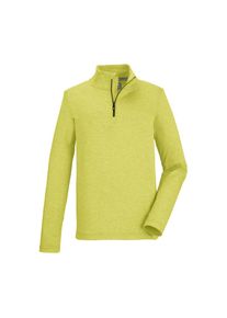 Killtec , Langarmshirt »KSW 185 BYS LS SHRT« , grün , Kids Funktionsshirt mit Stehkragen