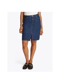 Tommy Hilfiger, Unisex, Jeansrock &raquo;DNM KNEE STRAIGHT SKIRT RW ACE&laquo; mit Schlitz vorne, mit Nieten, ace, 34, Jeansrock von Tommy Hilfiger