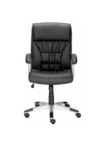 Inosign , Bürostuhl »Flori«, Kunstleder, mit Lendenwirbelunterstützung & Wippfunktion, ergonomischer Chefsessel , schwarz , Die Sitzfläche des...