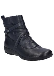 Josef Seibel , Stiefelette »Charlotte 11«, Boots, Winterboots, Stiefel mit modischer Raffung , blau , Modische Stiefelette mit Raffungen und...
