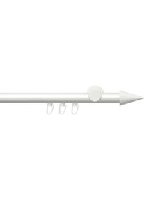 Gardinenstange »Innenlaufgarnitur 20 mm Power Spitze«, 1 läufig-läufig, Fixmass, Gardinenstange Komplett , weiss , Liedeco