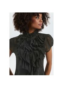 Saint Tropez , Chiffonbluse »LiljaSZ SS Shirt« , schwarz , Kurzarmbluse von Saint Tropez