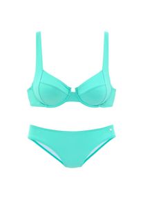 s.Oliver, Unisex, s.Oliver B&uuml;gel-Bikini mit komfortablem Schnitt, t&uuml;rkis, 42, Cup E, Modische Unifarben