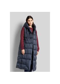 Bugatti, Unisex, Bugatti Longweste mit asymmetrischer Silhouette, marine, 40, Respect Nature Produkt