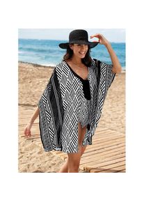 Sommerkleid»Tunika« , schwarz-weiss , Chiffon