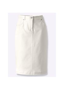 CR&Eacute;ATION L Creation L, Unisex, creation L Bleistiftrock, ecru, 50, hochwertige Baumwoll-Qualit&auml;t