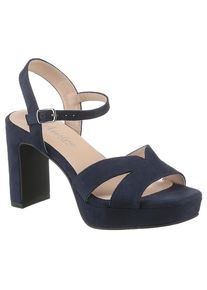 Aniston SHOES , High-Heel-Sandalette , Sommerschuh, Abendsandale, Plateau - NEUE KOLLEKTION , blau , Sommerliche Sandalette aus der neuen Aniston...