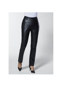 CREATION L PREMIUM , Lederhose , schwarz , reines Lammnappa-Leder