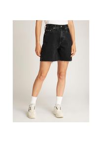Calvin Klein Jeans , Bermudas »BERMUDA SHORT« mit Fransensaum , schwarz , Bermudas von CALVIN KLEIN