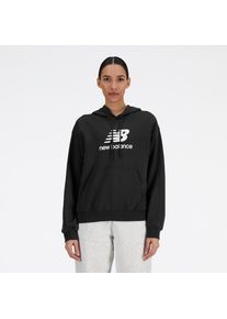 New Balance, Unisex, Kapuzensweatshirt &raquo;Sport Essentials French Terry Logo Hoodie&laquo;, schwarz, XL, Kapuzensweatshirt von New Balance
