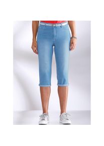 Casual Looks , Caprijeans, (1 tlg.) , blau , inkl. Gürtel