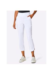 Stehmann, Unisex, 7/8-Hose, wei&szlig;, 42, Normalgr&ouml;ssen, sommerleichte Lyocell-Qualit&auml;t