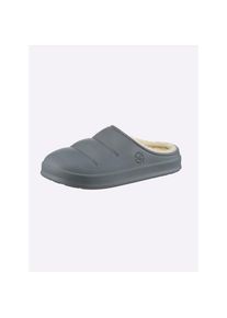 heine , Pantolette , grau , Made in Spain