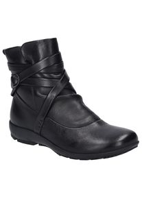 Josef Seibel , Stiefelette »Charlotte 11«, Boots, Winterboots, Stiefel mit modischer Raffung , schwarz , Modische Stiefelette mit Raffungen und...