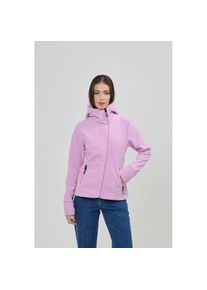 Bench. , Fleecejacke »NINJA«, mit Kapuze , lila , Fleecejacke von Bench
