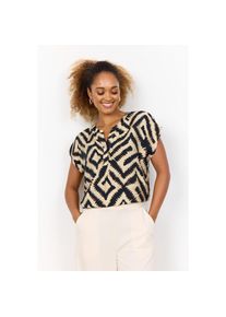 soyaconcept , Kurzarmbluse »SC-PIXI 1« , beige , Bluse von Soyaconcept