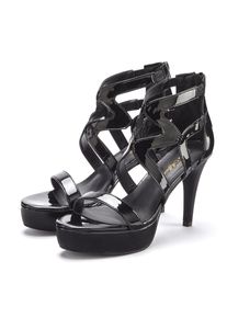 LASCANA Belle Affaire , High-Heel-Sandalette »Sandalette mit Plateau«, Verführerischer Sommerschuh, offener Schuh, Sandale, Pumps , schwarz , Mit...