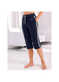 feel good , Caprihose , blau , Interlock