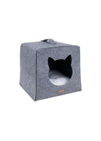 Tierkorb»CatCubeHygge38x38x36cm«Polyester , grau
