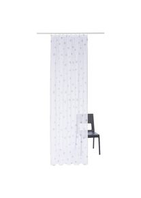Gardine »Stern«, (1 St.), Voile, Polyester , grau , my home