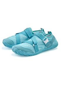 Venice Beach, Unisex, Badeschuh Aquaschuh, Slipper, Wasserschuh mit Klettverschluss VEGAN, t&uuml;rkis, 40, Atmungsaktive Badeschuhe aus wasserabweisendem 
