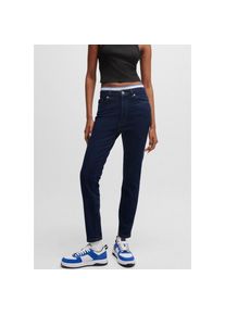 Hugo Blue, Unisex, HUGO Blue Skinny-fit-Jeans &raquo;Malu&laquo; Skinny Fit mit mittlerer Leibh&ouml;he, navy410, 29, L&auml;nge 34, Skinny-Fit Jeans von HUGO Blue 