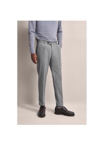 Bugatti, Herren, Bugatti Bundfaltenhose mit Modern-Flanell-Soft-Touch, grau, 38, L&auml;nge 34, Waschbar bei 30 Grad