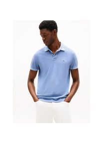 Tommy Hilfiger, Herren, Poloshirt &raquo;GARMENT DYE REG POLO&laquo; leicht gewaschene Optik, brisk blau, M, Poloshirt von Tommy Hilfiger Menswear