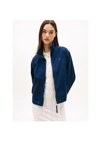 Tommy Jeans, Unisex, Blouson &raquo;TJW REG ZIP COTTON JACKET EXT&laquo;, schwarz night navy, XL (42), Zip-Jacke von Tommy Jeans im klassischen Regular Fit