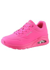 Skechers , Plateausneaker »UNO-NIGHT SHADES« , Keilsneaker, Chunky Sneaker, Schnürschuh mit Luftkissensohle , pink , Skech-Air -Zwischensohle mit...