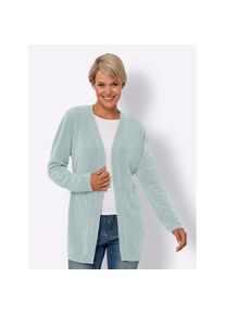 Classic Basics , Damen , Strickjacke , grün , weiche Chenille-Qualität