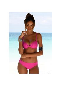 s.Oliver, Unisex, s.Oliver B&uuml;gel-Bikini-Top &raquo;Spain&laquo; mit geraffter Mitte, pink, 34, Cup C, Mix-Kini nach Lust und Laune mixen