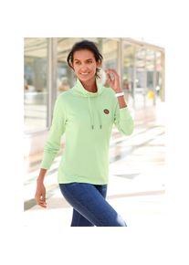 Casual Looks , Damen , Sweatshirt , grün , sportiver Look