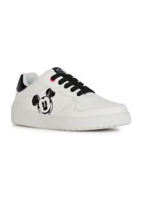 Geox , Jungen , Sneaker »J WASHIBA GIRL E« Slip On Sneaker, Schlupfschuh, Slipper mit Mickey Mouse Print , schwarz-weiss , Sneaker für coole Kids...
