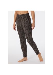 Schiesser , Relaxhose »"Mix+Relax"«, mit grafischem Muster , schwarz , Loungehose für Damen von Schiesser