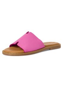 Tamaris , Pantolette , Sommerschuh, Schlappen mit breiter Bandage , pink , Modischer Sommerschuh zum Schlupfen