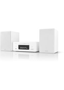 Denon, Stereoanlage &raquo;CEOL N12DAB Weiss&laquo; ( Digitalradio (DAB+) FM-Tuner ), wei&szlig;, &Uuml;ber den HDMI ARC-Eingang k&ouml;nnen Sie Ihren Fernseher anschliessen, um 